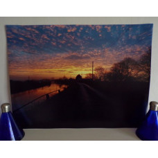 Petty Sunrise Nordelph Well Creek Norfolk Photograph Print A4 Size 