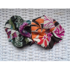 Floral Scrunchies x2