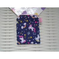 Blue Rainbow Unicorn Purse or Card Holder 
