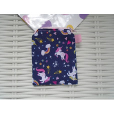 Blue Rainbow Unicorn Purse or Card Holder 