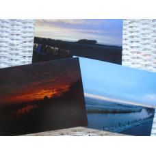 Norfolk Fens Norfolk Mixed Photograph Greetings Cards Pack 3 A5 Size 