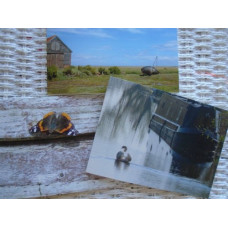 Boat Butterfly & Swan Photograph Greetings Cards Pack 3 A5 Size Taken In Norfolk 