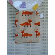 Hessian Fox Purse or Card Holder 