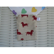 Sausage Dog Dachshund Purse or Card Holder 