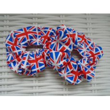 Union Jack Hair Scrunchies Pack of 2