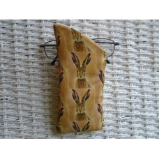 Brown Hare Glasses Case 