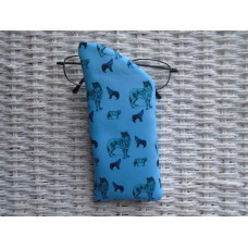 Blue Wolves Glasses Case 