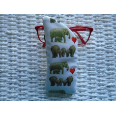Love Elephants Glasses Case 