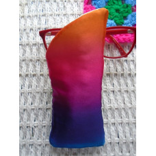 Rainbow Satin Glasses Case 