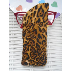 Leopard Print Glasses Case 