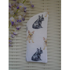 French Bulldog Cotton Glasses Case 