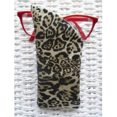 Snow Leopard Glasses Case 