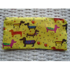 Fun Sausage Dogs Pencil Case Or Small Make Up Bag 