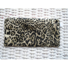 Snow Leopard Pencil Case Or Small Make Up Bag 
