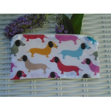 Sausage Dog Pencil Case Or Small Make Up Bag 