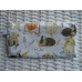 Rabbits Pencil Case Or Small Make Up Bag 
