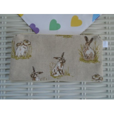 Hare Pencil Case Or Small Make Up Bag 