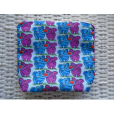 Love Elephants Make Up Bag Or Large Pencil Case 