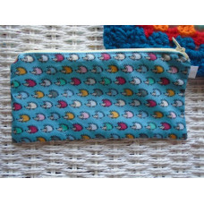 Cute Hedgehogs Pencil Case Or Small Make Up Bag 